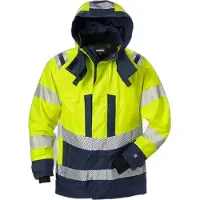 Fristads High vis Airtech kuoritakki naisten lk 3 4518 GTT Huomiokeltainen/Laivastonsininen L