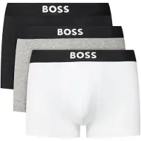 BOSS for man. 50544263 Pack 3 Boxers One Logo white, grey, black (S), Homewear, Cotton