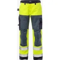 Fristads Palosuojatut high vis housut lk 2 2585 FLAM Huomiokeltainen/Laivastonsininen D88