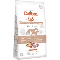 Calibra Life Dog Senior M/L Breed Chicken kuivaruoka vanhemmille koirille, 2,5 kg
