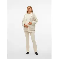 Mamalicious Mlrachel 3In1 Teddy Jacket Noos - Cream - XS