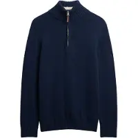 Superdry for man. M6110648A Marine Cotton Classics Henley Jersey (S), Casual, Long sleeve, Navy