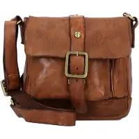 Campomaggi Garofano Crossbody-laukku Nahka 22 cm Ruskea