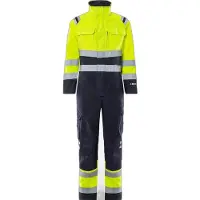 Fristads Palosuojattu Flamestat High Vis umpisuoja lk 3 8175 ATHS Huomiokeltainen/Laivastonsininen S