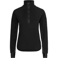 Johaug Women's Fusion Pile Henley Black Välikerrospuserot XS