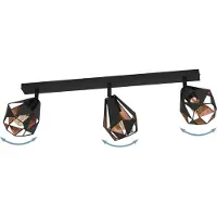 Eglo Carlton 3-os 7 3x40W 73x16cm antiikkikupari/musta 251502