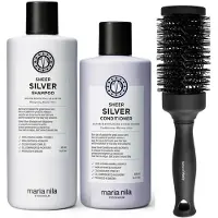 Maria Nila Curl Definition & Styling Essentials Co-Wash 350 Ml, Masque 250 ml & Blowout Brush