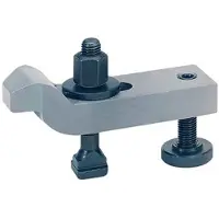 Format Kiinnitysrauta DIN 6316V 16/36-71mm taivutettu säädettävällä tukiruuvilla