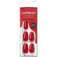 KiSS imPRESS Color Medium tekokynnet Reddy or Not 30 kpl