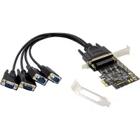 Conceptronic EMRICK12B, PCIe, RS-232, PCIe 2.0, RS-232, Musta, Kiina