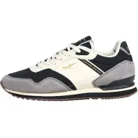Pepe Jeans for man. PMS400014 Trainers London College grey (43), Flat, Laces, Casual