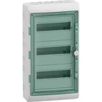 Schneider Electric ELECTRIC KAEDRA MODUULIKOTELO POLYSTYREENI, IP65, 12 MODUULIA/RIVI, 3 RIVIÄ, N JA PE (13435)