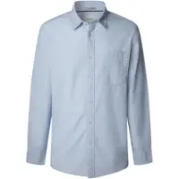 Pepe Jeans for man. PM3090838 Creed blue shirt (L), Casual, Cotton, Long sleeve