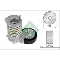 INA Hihnankiristin - Volvo - V50, S40, C30, C70. Ford - Focus