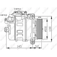 NRF Kompressori, ilmastointilaite 32435