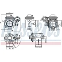 Nissens EGR-venttiili - VW - Lt-serie