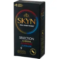Unimil Skyn Valikoima kondomeja - 9 kpl