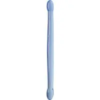 Realrock Crystal Clear Kaksipäinen Dildo 42 cm - Blue