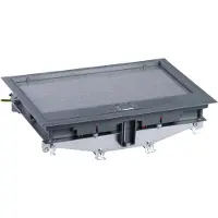 Schneider Lattialaatikko UFB-700leveys 220 mm, korkeus 73 mm, pituus 310 mpolyamidi/teräs/alumiini/harmaa täydellinenSyvyys I kansi 6 mm.