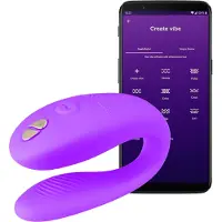 We-vibe Sync Go - Sovelluksella ohjattava parivibraattori (violetti)