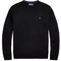 Ralph Lauren Wool Crewneck Sweater - Black - S