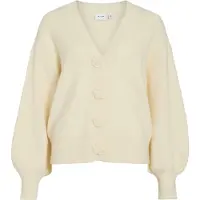 Vila Viradia L/S Rose Cardigan - Cream - XL