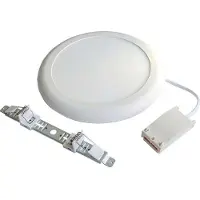 Hera Led FR 65/205, himmennettävä, Alumiini/harmaa/sinkki, Olohuone/ruokailutila, Synteettinen materiaali, Moderni, kattoplafondi