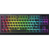 Razer BlackWidow V4 Tenkeyless HyperSpeed, langallinen ja langaton, USB + RF Wireless + Bluetooth, mekaaninen, QWERTY, RGB LED, musta