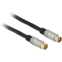 DeLOCK 88946, 2 m, RG-6/U, IEC, IEC, Musta