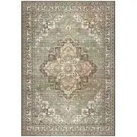 Ihankotona Kuviollinen matto Zahra 200x290 cm vihreä