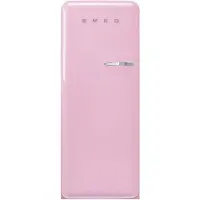 Smeg FAB28LPK6 Jääkaappi Pakastelokerolla 153cm Saranointi vasemmalla Vaaleanpunainen
