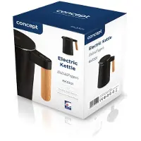 Concept Sähkökannuja RK3301 - Lämpötilan säätö - 1,5L - Musta - Kalkinesto