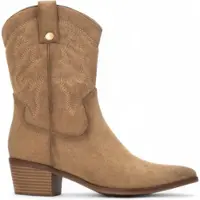 Xti for woman. 14430703-BEIGE Boots 144307 brown (41), 3 to 5 cm, Zip, Casual
