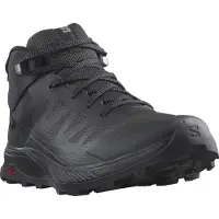 Salomon Men's Outrise Mid GORE-TEX Black/Black/Phantom Vaelluskengät 44