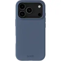 Holdit iPhone 17 Pro silikoninen suojakuori (merensininen)