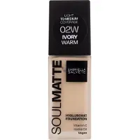 Gabriella Salvete SoulMatte Hyaluronic Foundation pitkäkestoinen meikkivoide antaa mattavaikutelman sävy 02W Ivory Warm 30 ml