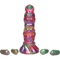 XR Brands Larva Ovipositor Muniva Silikonidildo 23 cm - Mixed colours