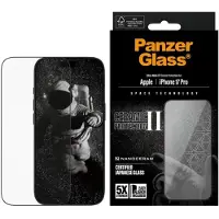 PanzerGlass iPhone 17 Pro Ceramic II Protection Ultra-Wide Fit EasyAligner Panssarilasi - 9H - musta reuna