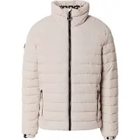 Superdry for man. M5011757A Fuji print quilted jacket grey (L), Casual, Recycled Polister, Sustainable