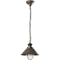 Faro Nautica-riippuvalaisin antiikkinen, 34,5 cm NAUTICA-1G, Ruskea/ruoste, Metalli