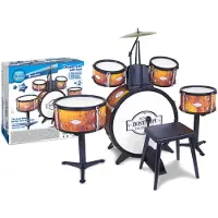 Bontempi Spa Drum Set 6-osainen rumpusarja tuolilla