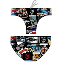 Turbo Black Comic Uimahousut