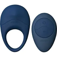 Ohhcean Obp-06 Vibrating Love Ring With Remote - Blue - ONE SIZE