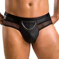 Passion Tom Mustat Avonaiset Alushousut - Musta - 2XL/3XL