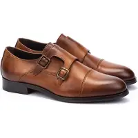 Martinelli for man. 1492-2632Z Empire 1492 leather shoes brown (43), Flat, 1 to 3 cm, Buckle, Casual, Classic