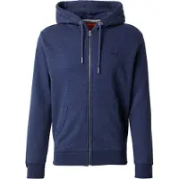 Superdry for man. M2014128A Essential Zip Sweatshirt navy (S), Casual, Cotton