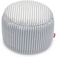 Fatboy Point Terry pouf Blizzard Blue Creme