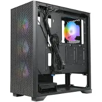 Azza HIVE M, Midi Tower, PC, Musta, ATX, EATX, mikro ATX, Mini-ITX, Koti /Toimisto, Sininen, Vihreä, Punainen (CSAZ-450M)