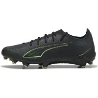 Puma Ultra 6 Ultimate FG Eclipse - Musta/Vihreä/Green Terrain - Nurmi (FG), koko 37