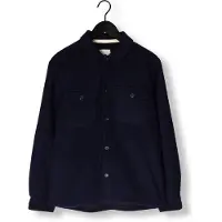 Anerkjendt Akoscar Boiled Wool Overshirt - Navy - XXL